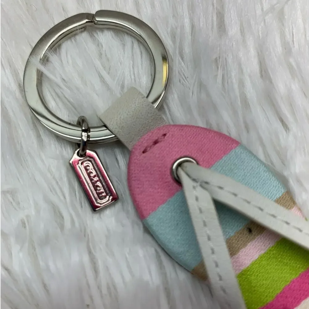 y2k COACH Vintage Sandal Bag Charm Key Chain